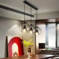 75/35 cm Globe Design Cluster Design Pendant Light LED Metal Vintage Style Globe Electroplated Painted Finishes Vintage Country 220-240V