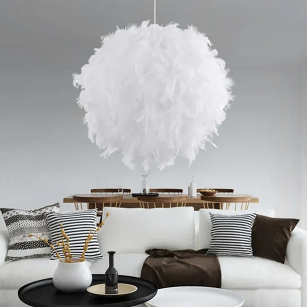 30/40/50 cm Globe Design Geometric Shapes Pendant Light LED Metal Artistic Style Modern Style Feather Electroplated Artistic Modern 220-240V