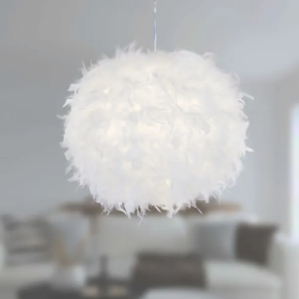 30/40/50 cm Globe Design Geometric Shapes Pendant Light LED Metal Artistic Style Modern Style Feather Electroplated Artistic Modern 220-240V