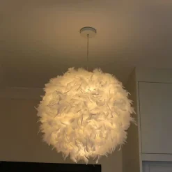 30/40/50 cm Globe Design Geometric Shapes Pendant Light LED Metal Artistic Style Modern Style Feather Electroplated Artistic Modern 220-240V