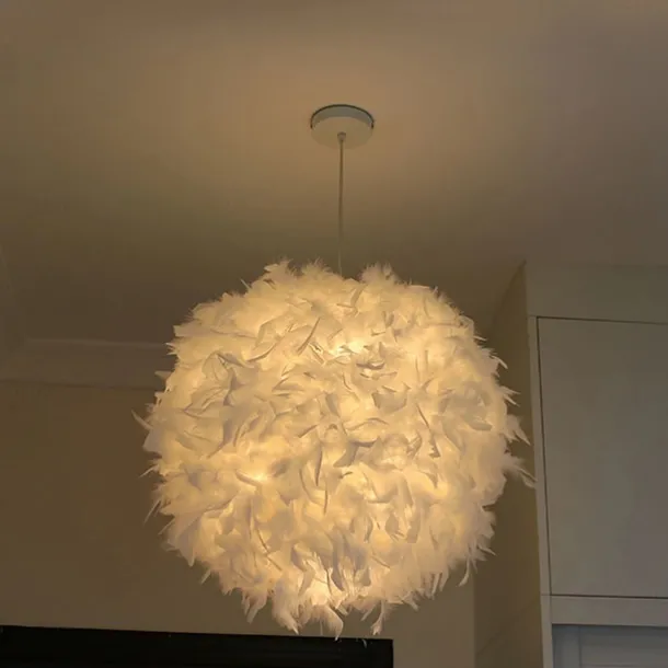 30/40/50 cm Globe Design Geometric Shapes Pendant Light LED Metal Artistic Style Modern Style Feather Electroplated Artistic Modern 220-240V