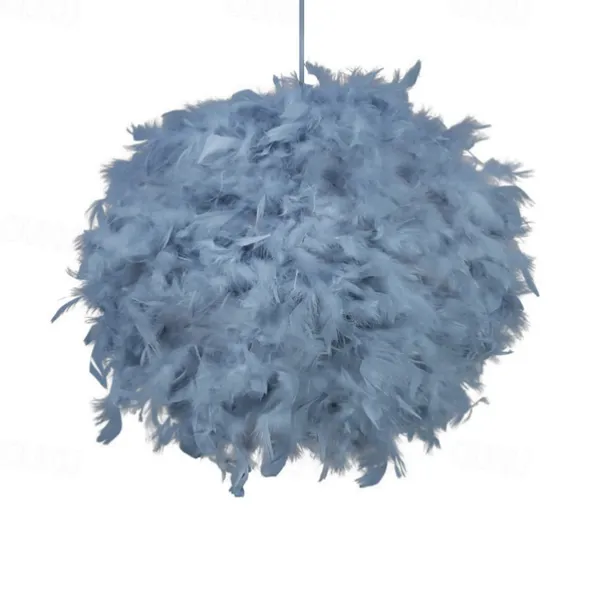 30/40/50 cm Globe Design Geometric Shapes Pendant Light LED Metal Artistic Style Modern Style Feather Electroplated Artistic Modern 220-240V