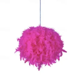 30/40/50 cm Globe Design Geometric Shapes Pendant Light LED Metal Artistic Style Modern Style Feather Electroplated Artistic Modern 220-240V