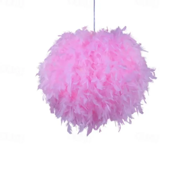 30/40/50 cm Globe Design Geometric Shapes Pendant Light LED Metal Artistic Style Modern Style Feather Electroplated Artistic Modern 220-240V