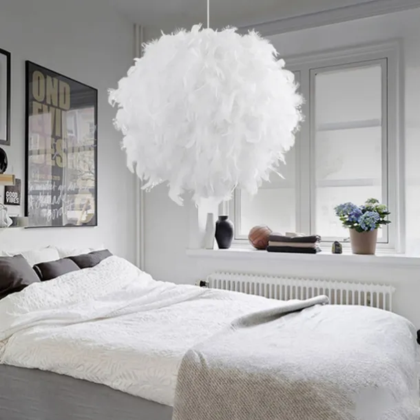 30/40/50 cm Globe Design Geometric Shapes Pendant Light LED Metal Artistic Style Modern Style Feather Electroplated Artistic Modern 220-240V