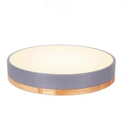 40/50/60 cm LED Ceiling Light Nordic Style Basic Flush Mount Lights Metal Sector Painted Finishes Wood Modern White Black Yellow Green Blue Pink Gray 110-120V 220-240V