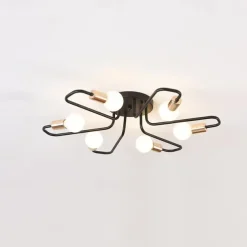 72 cm LED Ceiling Light Nordic Style Flush Mount Light Chandelier Metal Sputnik Linear Mini Painted Finishes Modern 110-120V 220-240V