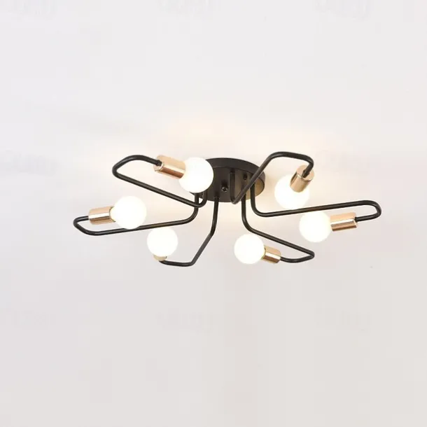 72 cm LED Ceiling Light Nordic Style Flush Mount Light Chandelier Metal Sputnik Linear Mini Painted Finishes Modern 110-120V 220-240V