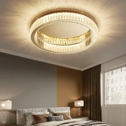 50/60 cm LED Ceiling Lights Chandelier Crystle Stainless Steel Electroplated Modern 220-240V