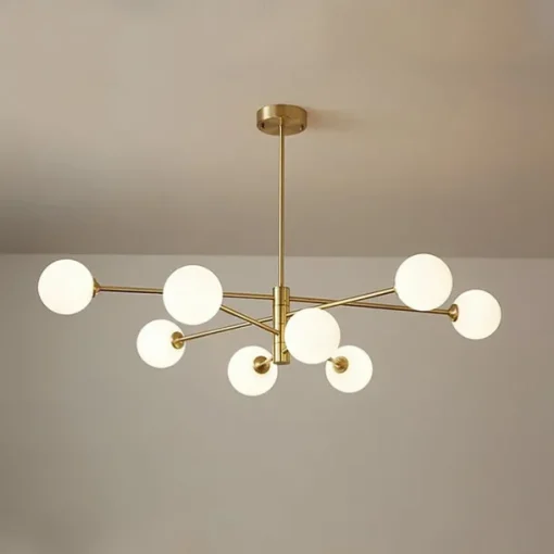 90 cm LED Chandelier Nordic Style Sputnik Design Pendant Light Cluster Design Aluminum Cluster Modern Industrial Electroplated Painted Finishes 110-120V 220-240V