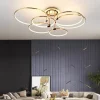 65 cm LED Pendant Light Circle Design Ceiling Light Lantern Desgin Flush Mount Lights Metal Electroplated Modern 220-240V