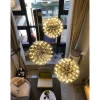 30 cm LED Pendant Light Led Fireworks And Spark Ball Ceiling Suspension Fixture Metal Globe Painted Finishes 110-120V 220-240V
