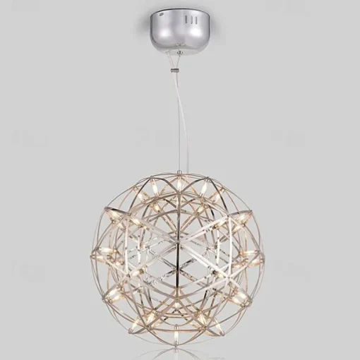 30 cm LED Pendant Light Led Fireworks And Spark Ball Ceiling Suspension Fixture Metal Globe Painted Finishes 110-120V 220-240V