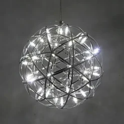 30 cm LED Pendant Light Led Fireworks And Spark Ball Ceiling Suspension Fixture Metal Globe Painted Finishes 110-120V 220-240V