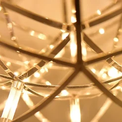 30 cm LED Pendant Light Led Fireworks And Spark Ball Ceiling Suspension Fixture Metal Globe Painted Finishes 110-120V 220-240V