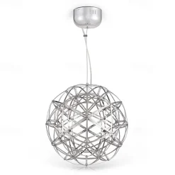 30 cm LED Pendant Light Led Fireworks And Spark Ball Ceiling Suspension Fixture Metal Globe Painted Finishes 110-120V 220-240V