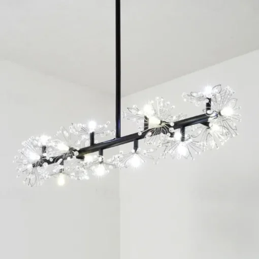 105 cm LED Pendant Light Single Design Metal Modern Style Stylish Floral Style Electroplated Painted Finishes LED Nordic Style 220-240V