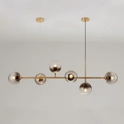 120 cm Nordic Pendant Light Globle Metal Electroplated Modern 110-120V 220-240V