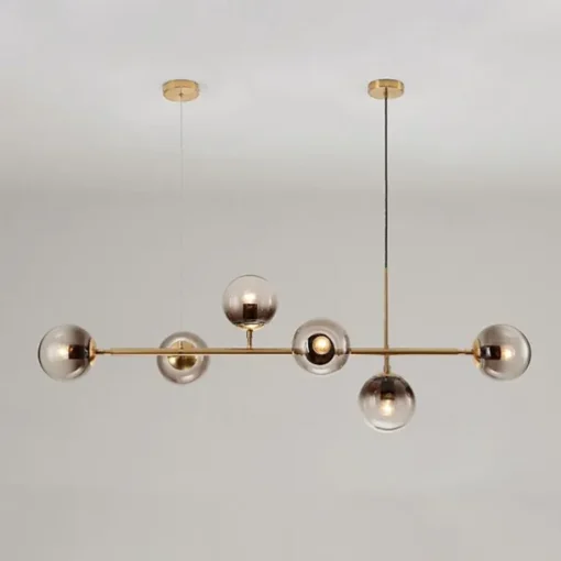 120 cm Nordic Pendant Light Globle Metal Electroplated Modern 110-120V 220-240V