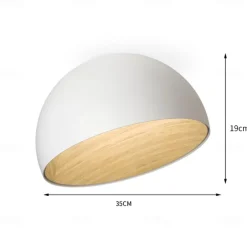 38 cm Nordic Style Dimmable Ceiling Light LED Aluminum Dining Room Living Room Bedroom 220-240V