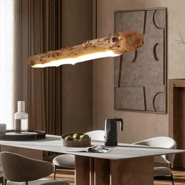 80 cm Pendant Lantern Design Pendant Light Wood Wood Painted Finishes Vintage LED 110-120V 220-240V