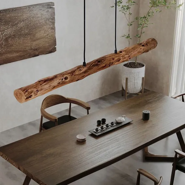 80 cm Pendant Lantern Design Pendant Light Wood Wood Painted Finishes Vintage LED 110-120V 220-240V