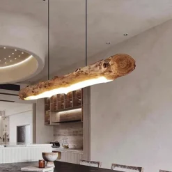 80 cm Pendant Lantern Design Pendant Light Wood Wood Painted Finishes Vintage LED 110-120V 220-240V