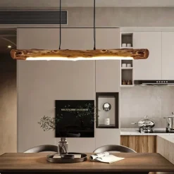 80 cm Pendant Lantern Design Pendant Light Wood Wood Painted Finishes Vintage LED 110-120V 220-240V