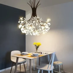 45 cm Pendant Lantern Design Chandelier Metal Sputnik Novelty Painted Finishes Modern Nordic Style Generic
