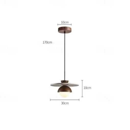 30 cm Pendant Lantern Design Geometric Shapes Pendant Light Stone Glass Artistic Style Vintage Style Classic Style Vintage Country 110-120V 220-240V