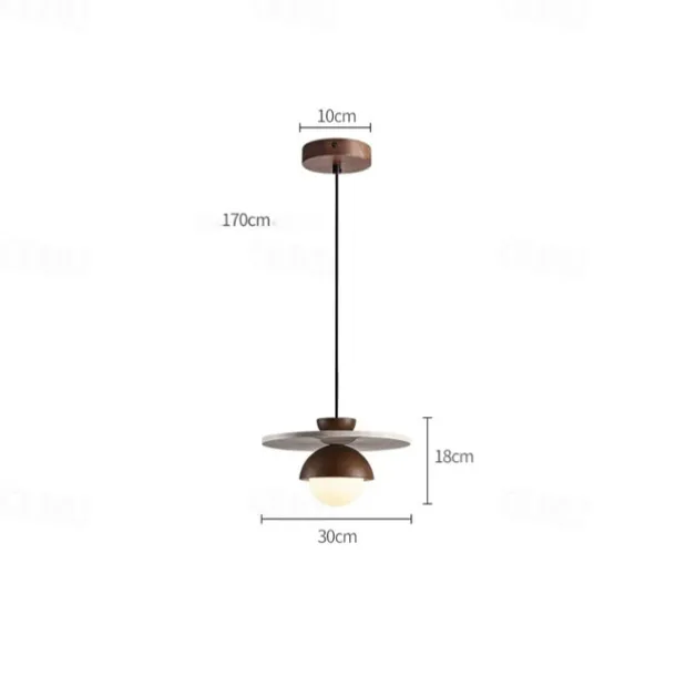 30 cm Pendant Lantern Design Geometric Shapes Pendant Light Stone Glass Artistic Style Vintage Style Classic Style Vintage Country 110-120V 220-240V