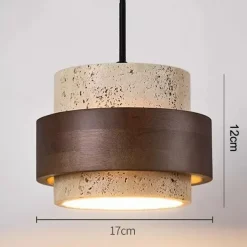 17 cm Pendant Lantern Design Geometric Shapes Pendant Light Stone Artistic Style Formal Style Vintage Style Vintage Country 110-120V 220-240V
