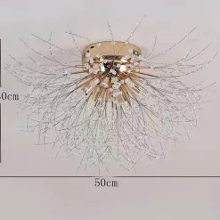 50 cm Pendant Light LED Lantern Design Flush Mount Lights Metal Brass Traditional / Classic Firework 220-240V