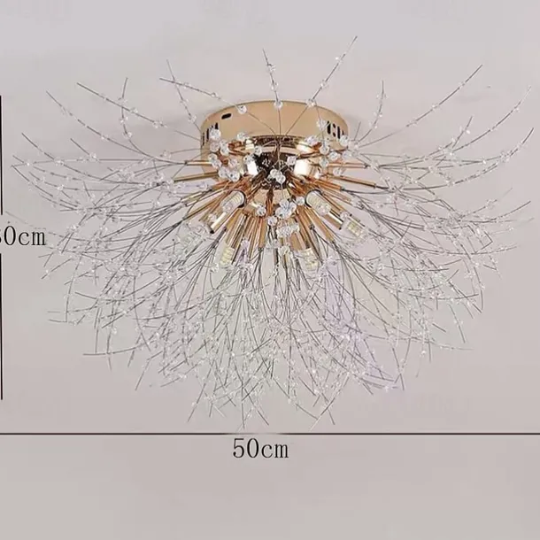 50 cm Pendant Light LED Lantern Design Flush Mount Lights Metal Brass Traditional / Classic Firework 220-240V