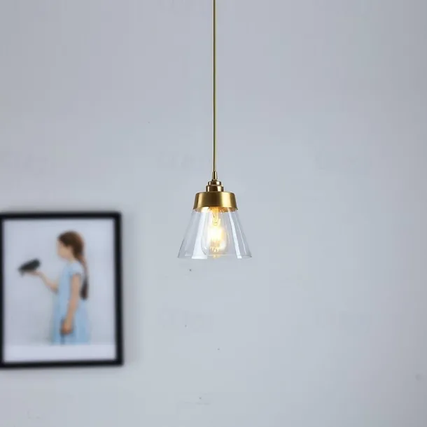 16.5 cm Pendant Light LED Pendant Lantern Design Lamps Glass Cone Electroplated Modern Country Style Shops / Cafes Bedroom Living Room Lights 110-220/220-240V