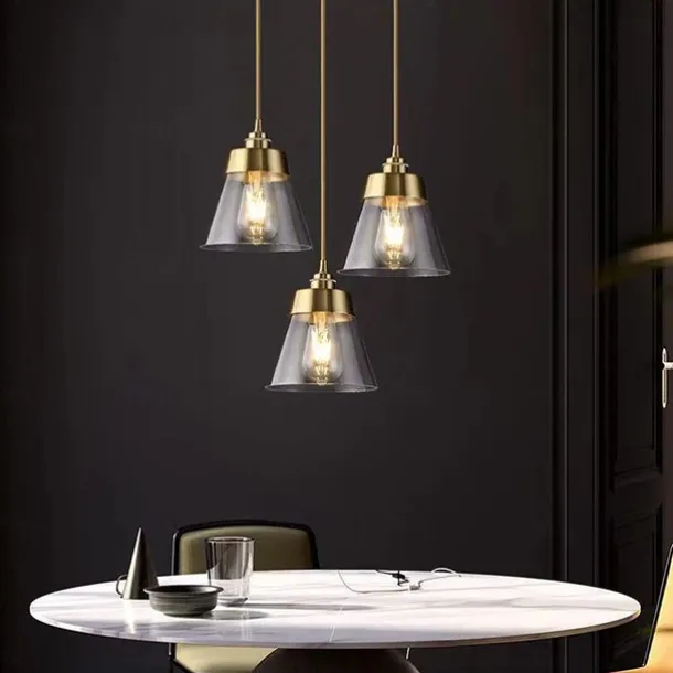 16.5 cm Pendant Light LED Pendant Lantern Design Lamps Glass Cone Electroplated Modern Country Style Shops / Cafes Bedroom Living Room Lights 110-220/220-240V