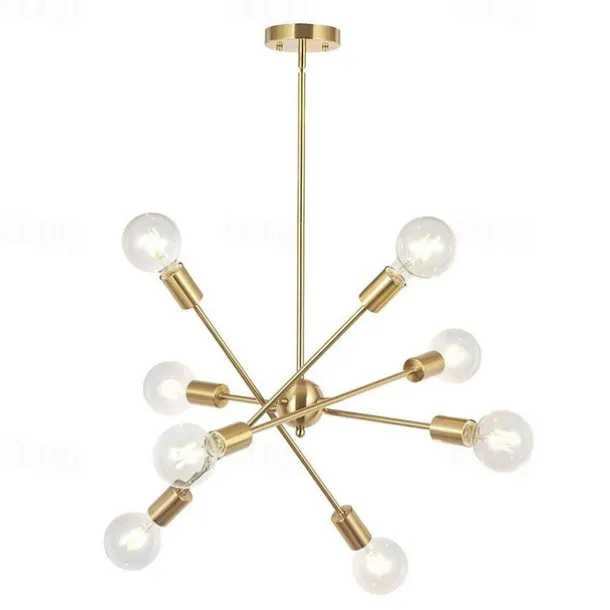 78 cm Single Design Chandelier Metal Geometrical Mini Electroplated Artistic Traditional / Classic 220-240V