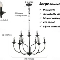 73 cm Single Design Chandelier Metal Mini Painted Finishes Traditional / Classic Country 220-240V