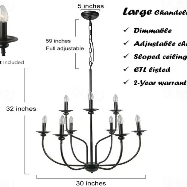 73 cm Single Design Chandelier Metal Mini Painted Finishes Traditional / Classic Country 220-240V