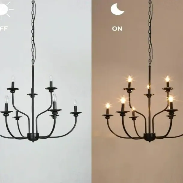 73 cm Single Design Chandelier Metal Mini Painted Finishes Traditional / Classic Country 220-240V