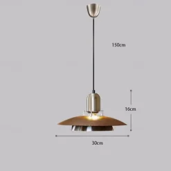 30 cm Single Design Island Design Pendant Light Metal Electroplated Painted Finishes Modern Nordic Style 85-265V