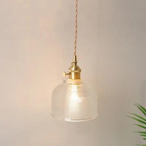 13 cm Single Design Pendant Light LED Glass Antique Brass Modern Nordic Style 85-265V