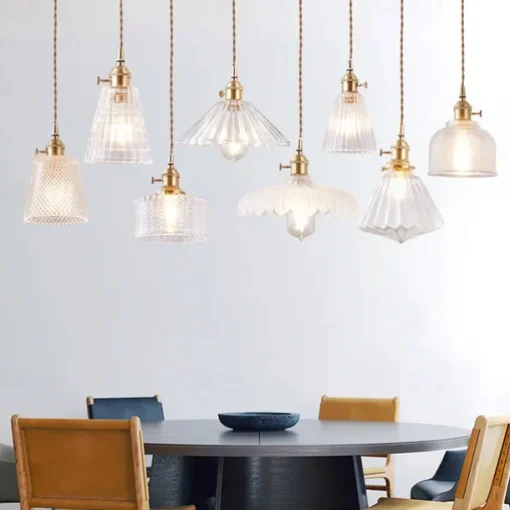13 cm Single Design Pendant Light LED Glass Antique Brass Modern Nordic Style 85-265V