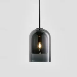 15 cm Single Design Pendant Light Glass Cylinder Electroplated Painted Finishes Nordic Style 220-240V
