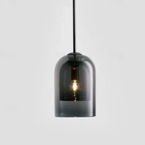 15 cm Single Design Pendant Light Glass Cylinder Electroplated Painted Finishes Nordic Style 220-240V