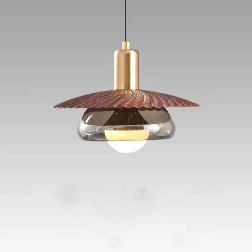 22 cm Single Design Pendant Light Metal Glass Painted Finishes Modern 110-120V 220-240V