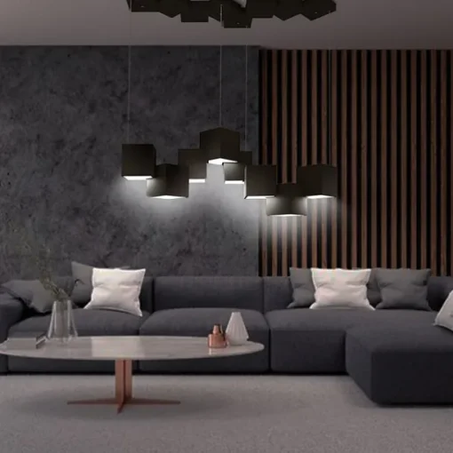 75 cm Single Design Pendant Light Metal Modern 220-240V