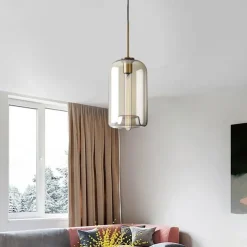 20 cm Single Design Pendant Light Glass Glass Electroplated Vintage Nordic Style 110-120V 220-240V
