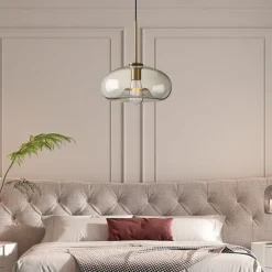 20 cm Single Design Pendant Light Glass Glass Electroplated Vintage Nordic Style 110-120V 220-240V