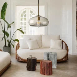 20 cm Single Design Pendant Light Glass Glass Electroplated Vintage Nordic Style 110-120V 220-240V